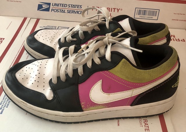 Size 9 - Jordan 1 Low Spray Paint for 