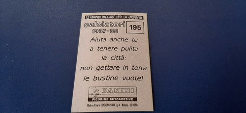 Figurine Calciatori Panini 1987/88 con velina - Scegli dall'elenco da 1 a 303 - Imagen 155 de 263