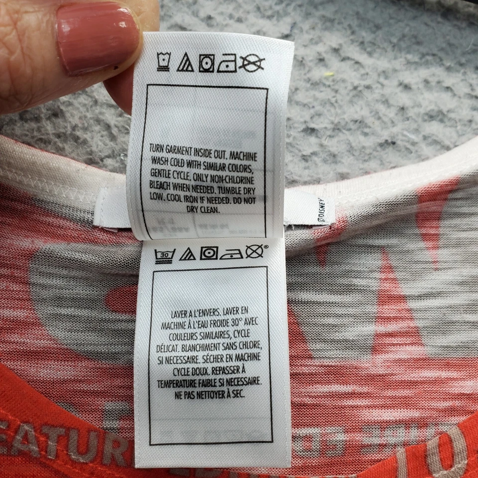 Disney Parks Blouse Top Womens Small Multi MY TRUE LOVE Mickey and Minnie Mouse - Image 4 of 4