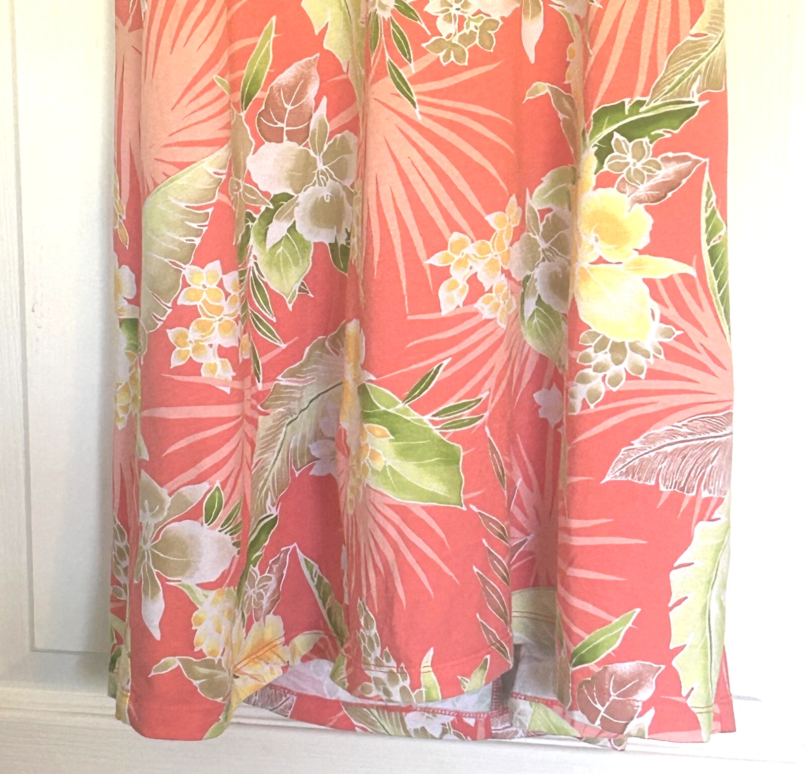 OFF WHITE Prendisole donna M arancione off wht verde di Caribbean Joe senza supporto impero wst