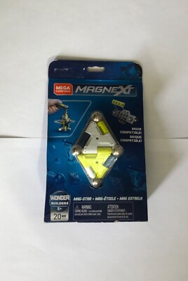 2019 Mega Brands Mega Construx Magnext ''Mag-Star'' Wonder Builders 20 pcs GFF22