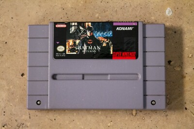 Batman Returns Super Nintendo Snes- Authentic-ORIGINAL- Good Condition