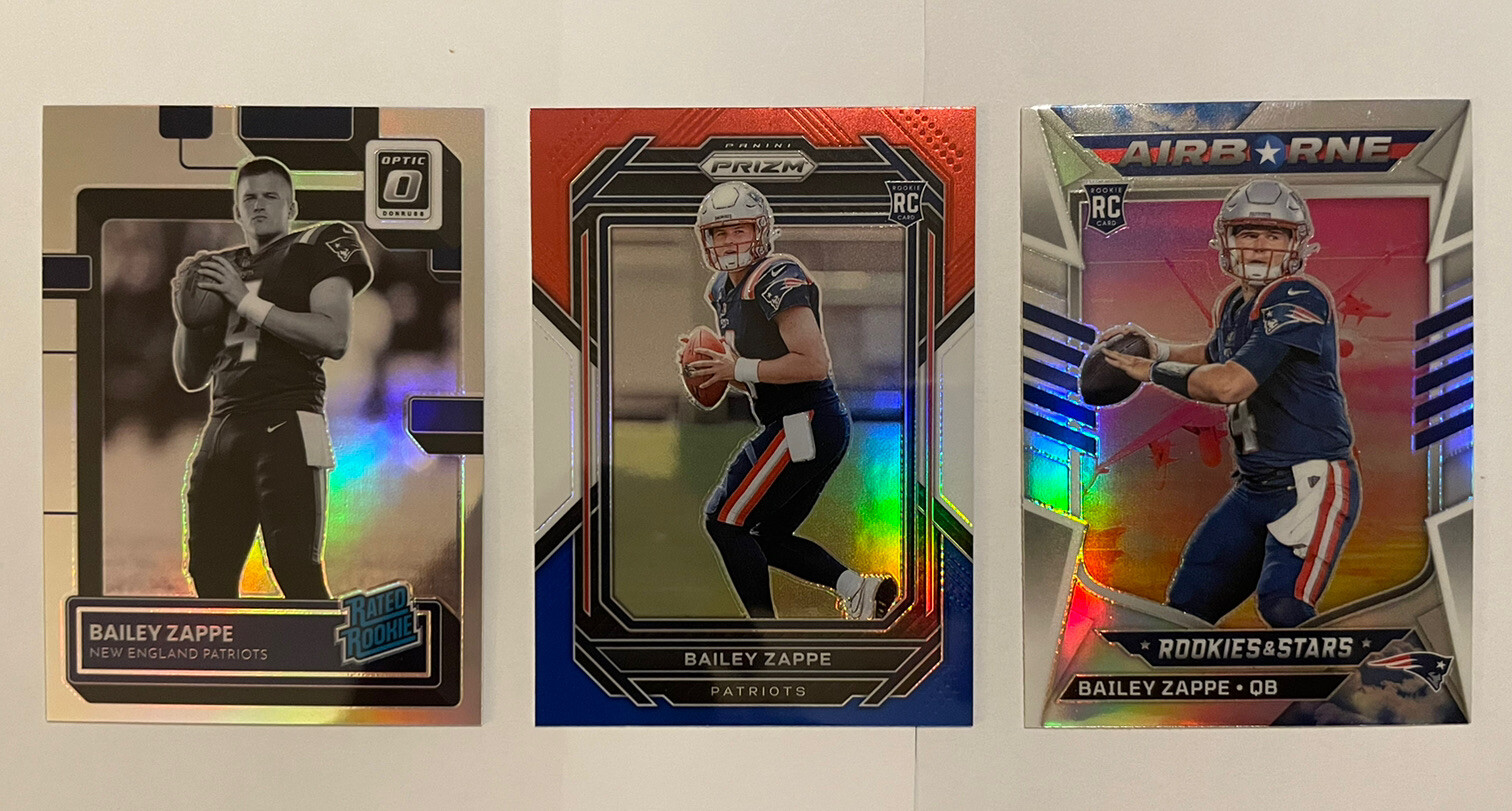 Bailey Zappe RC 2022 Optic Negative Variation 229 RWB Prizm 305 AI-22 Prizm