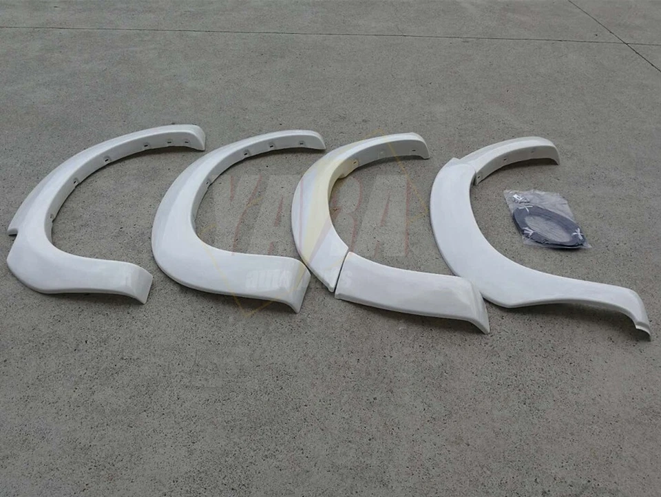 White Fender Flares Wheel Arch Suits for Hilux SR5 SR 2005-2011 6 Inch 6pcs - image 3 of 4