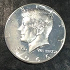 1966 Kennedy Half Superb SMS Uncirculated 40% Silver - High Quality Scans #o962