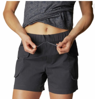 Mountain Hardwear Women's Cascade Pass Cargo Shorts Size L Gray. NWT