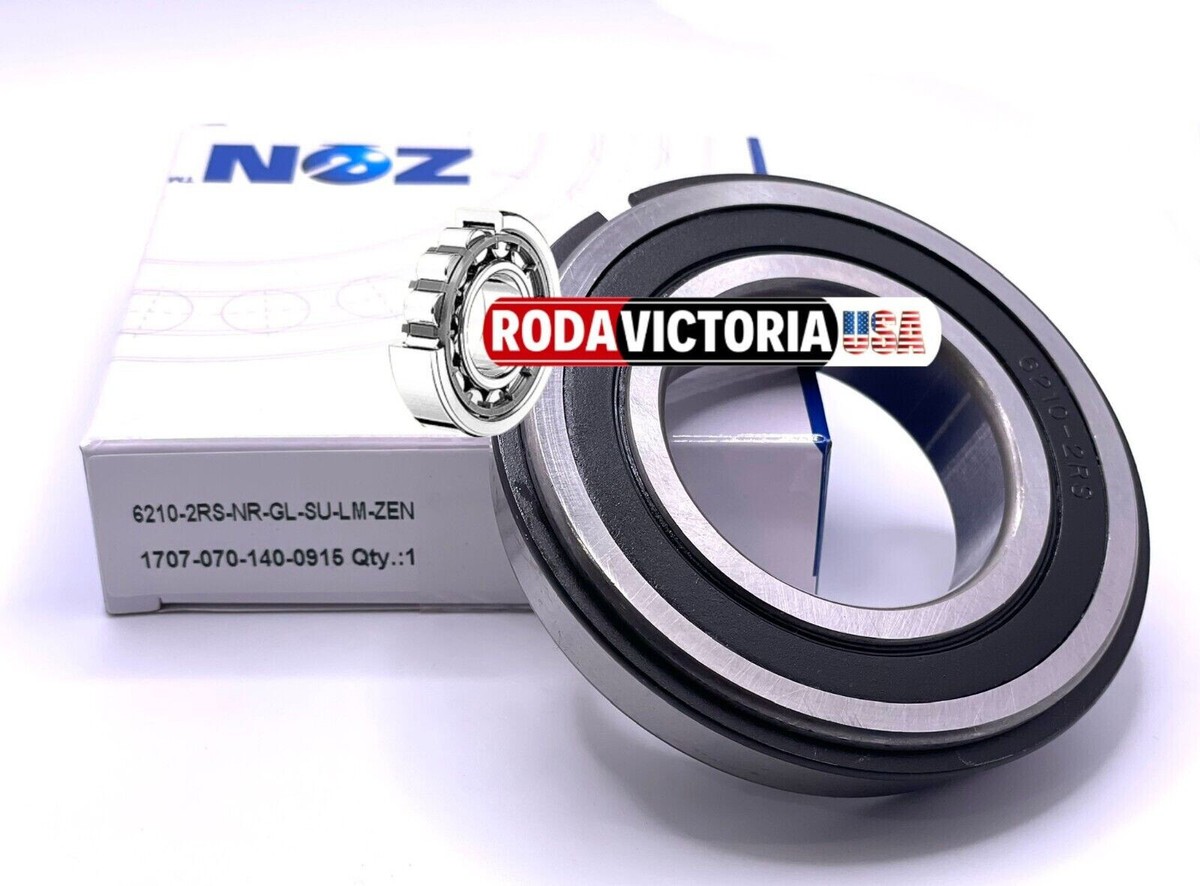 新品　wiking 6210R ZEN 6210 2RS NR 50x90x20 Ball Bearing with Snap ring Rubber Seals
