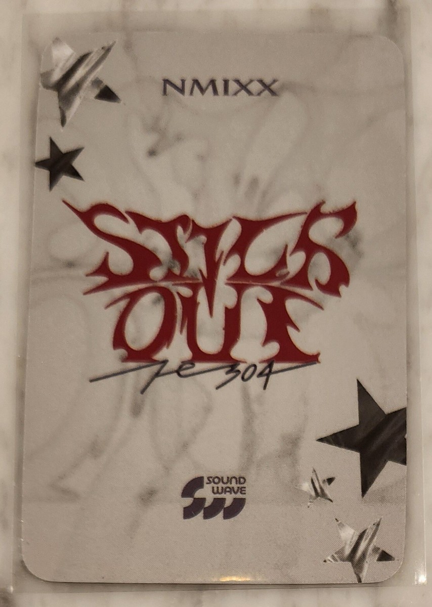 NMIXX BAE SOUNDWAVE KOREA LIMITED EXCLUSIVE LUCKY DRAW PHOTOCARD