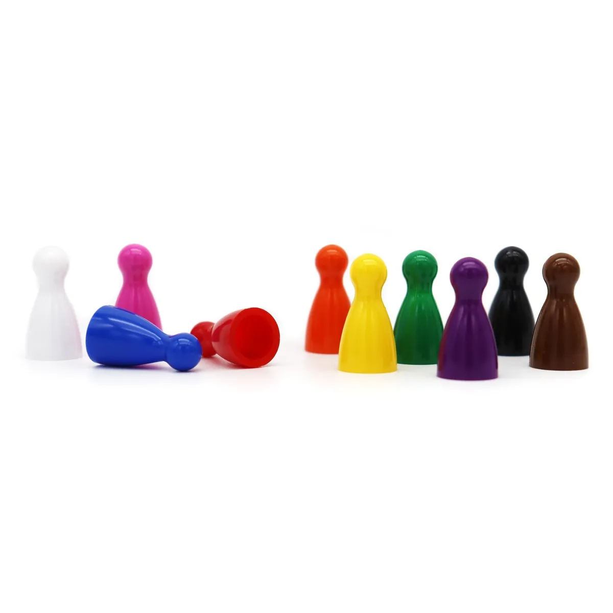10 Pieces Board Game Pieces Colourmix Halma Pawns Chess Plastic