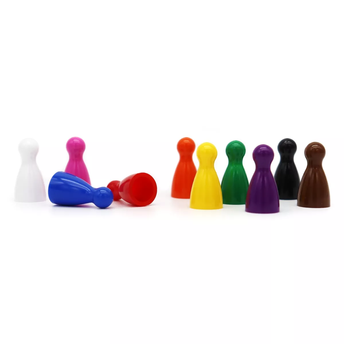 10 Pieces Board Game Pieces Colourmix Halma Pawns Chess Plastic Pieces Pawns