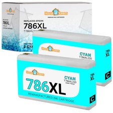 2PK for Epson T786XL Ink Cartridges for WorkForce WF-4630 WF-4640 WF-5110