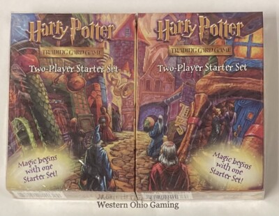 Harry Potter TCG 2 x Two Player Starter Deck Set NEW Complete Diagon Alley Scene