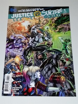 JUSTICE LEAGUE VS SUICIDE SQUAD #4 OF 6 MARCH 2017 DC UNIVERSE REBIRTH COMICS 