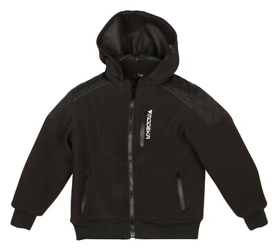 Modeka Clarke Kids Softshell Motorradjacke Gr. 140 Kinder Jacke Schwarz