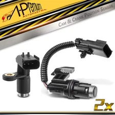 A-Premium Camshaft & Crankshaft Position Sensor for Dodge Caravan 01-07 Chrysler