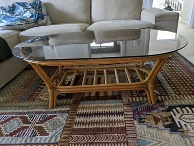 Glass Top Cane Coffee Table Gumtree Australia Brisbane North East Glass Top Cane Coffee Table Gumtree