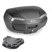 Givi E46NT Monolock Bauletto 46LT Schwarz + Royal Enfield Piastra 650 GT 2023
