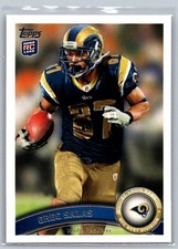 Greg Salas 373 2011 Topps RC Rookie St. Louis Rams Card. rookie card picture