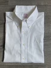Brooks Brothers Men  s Supima Cotton Madison Button Down Dress Shirt Sz 17-33