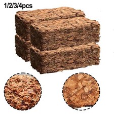 Organic Coconut Husk Chips 500g for Humidity Control in Reptile Enclosures