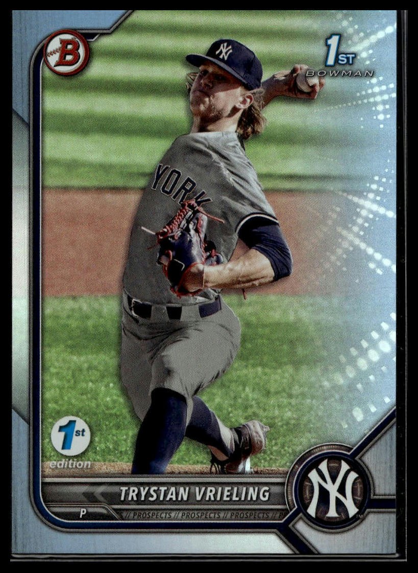 2022 Bowman Draft 1st Edition #BD-43 Trystan Vrieling 1st Bowman