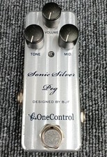One Control Sonic Silver Peg Bass Amp Simulator Pedal Used Ampeg Sound