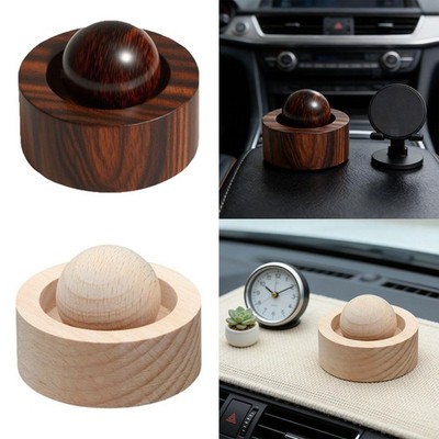 Ätherisches Öl Diffusor, Lufterfrischer Aus Holz, Runde Duftkugel für
