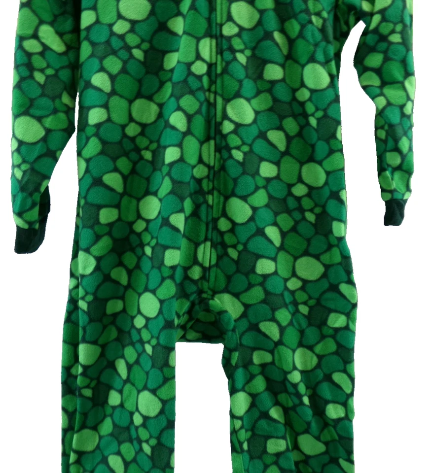 恐龙 1-PC 抓绒无脚万圣节服装或睡衣 M 7 儿童场所 — 第 4/4 张图片