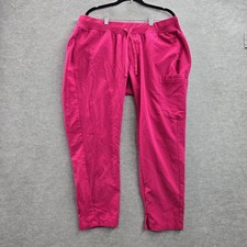 Mandala Women Scrub Pants XL Pink Equa-Tek Activewear PO19IN-B 26" Inseam