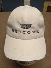 Cadillac - Be Iconic - White Lightweight Adjustable Baseball Hat By KC Caps New