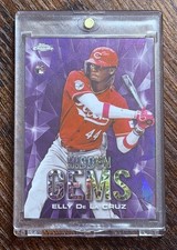 2024 TOPPS CHROME HIDDEN GEMS ELLY DE LA CRUZ ROOKIE CARD RC #HG-1