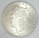 1901-O MORGAN SILVER DOLLAR IN HIGH-QUALITY CONDITION, EXCELLENT DETAIL