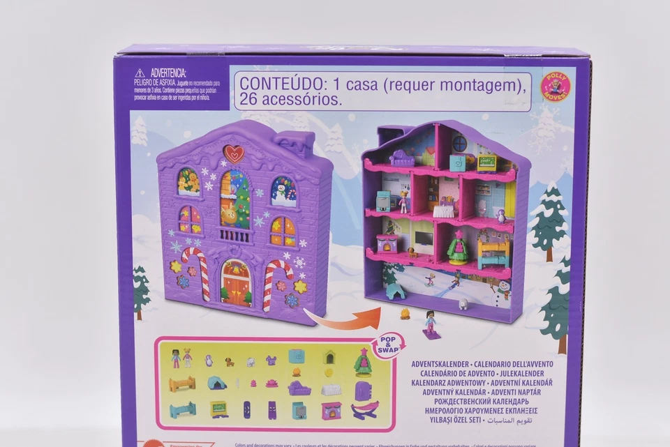 Polly Pocket Advent Calendar Contains House, 2 Dolls, 25 Surpirses - Image 4 of 4