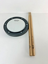 Remo Practice Pad 8 Pollici Drum Pad Vic Firth 2B Sticks Usato