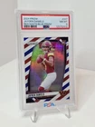 2024 Panini Prizm Football Jayden Daniels Red White Blue Prizm RC #347 PSA 8