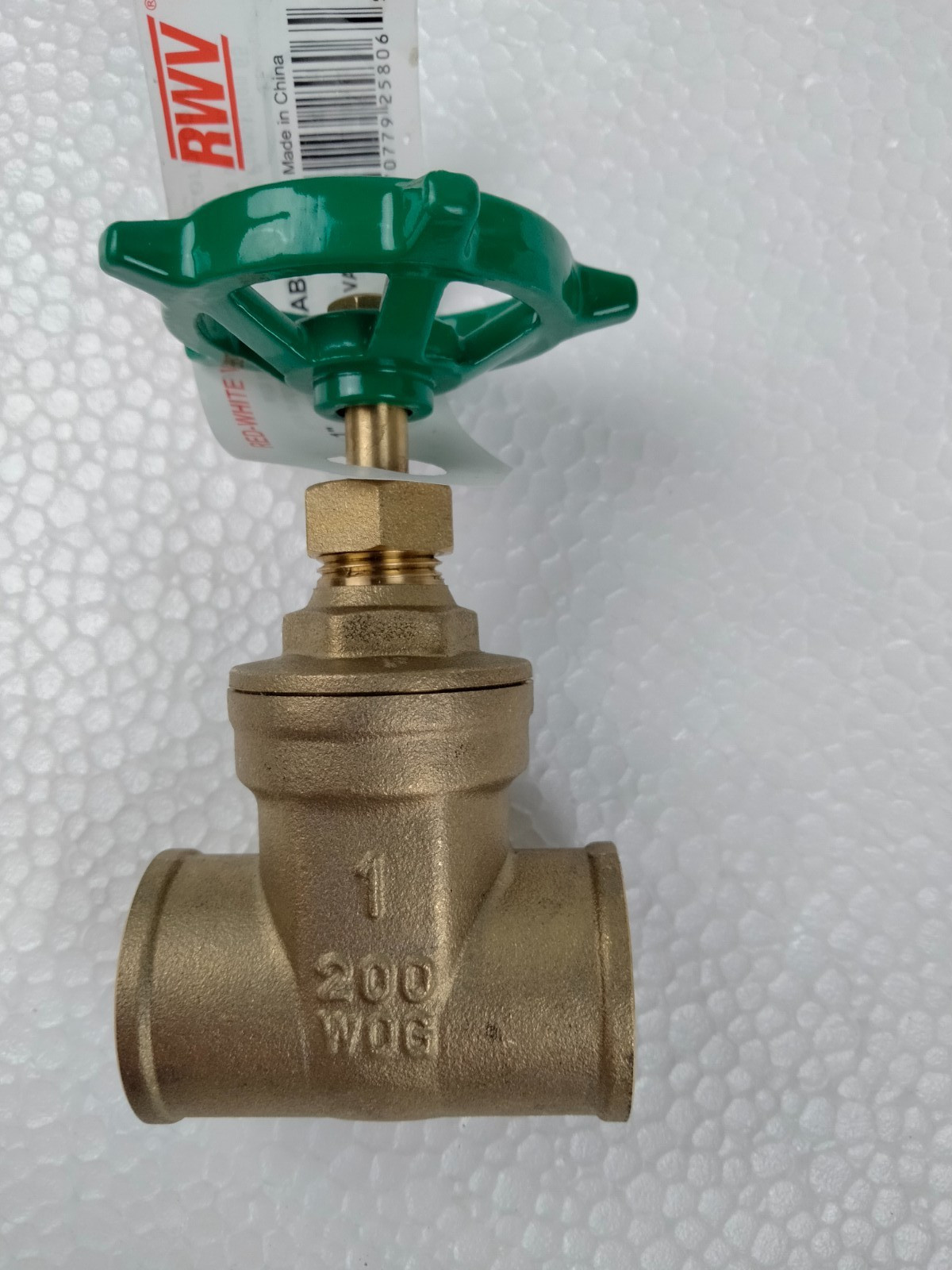New Brass Gate Valve 1" One Inch Low Lead Sweat Connection Same Day Shipping