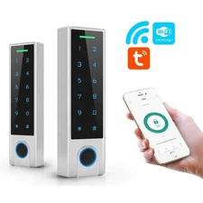 IP66 RFID Access Control Keyboard Biometric Fingerprint Reader WiFi With App
