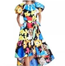 Christopher John Rogers 3XL for Target floral puff sleeve dress featuring a...