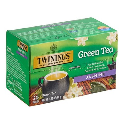 Twinings Green Tea with Jasmine Tea Bags - 120/Box