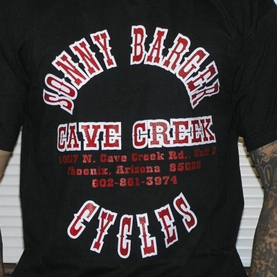 #ad Sonny Barger Cycles Cave Creek Retro Graphic Unisex Tee S 5XL $27.99