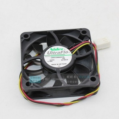 1 pc. New U60R12MMAB-52 6cm 6015 12V0.09A computer case CPU cooling fan *lj