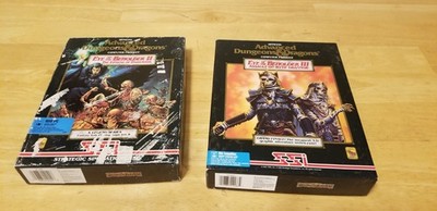IBM PC Advanced Dungeons & Dragons Eye Of The Beholder II & III Darkmoon Myth