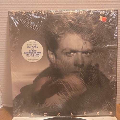 Bryan Adams: Reckless LP Vinyl in Shrink mit Hype 1984 Schuber