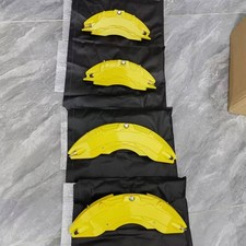 4pcsset For Ford Mustang Yellow Aluminum Caliper Cover Powder-coated Frontrear