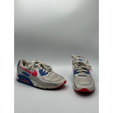 Nike Air Max 90 Womens Sneakers White Pink Blue DA8856-100 Size 9.5