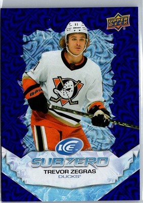 2022-23 Upper Deck Ice Sub Zero Trevor Zegras #SZ-TZ