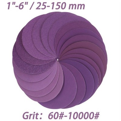 Schleifscheiben 25-150mm Schleifpads Korn 60-10000 Klett Excenter Nass & Trocken