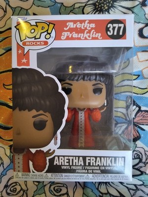 Funko Pop! Rocks #377 Aretha Franklin Red Dress Collectible Vinyl Figure NEW