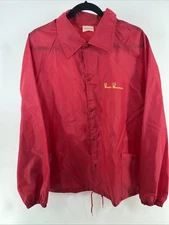 VTG Auburn Sportswear Windbreaker Nylon Snap Jacket XL Retro Redi Rentals Logo