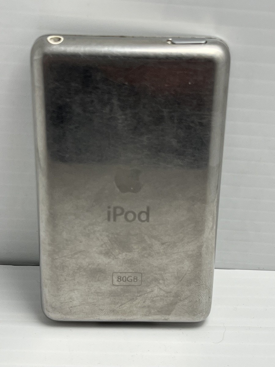 Apple iPod classic 6th Generation Silver (80GB) WORKING-TESTED | eBay